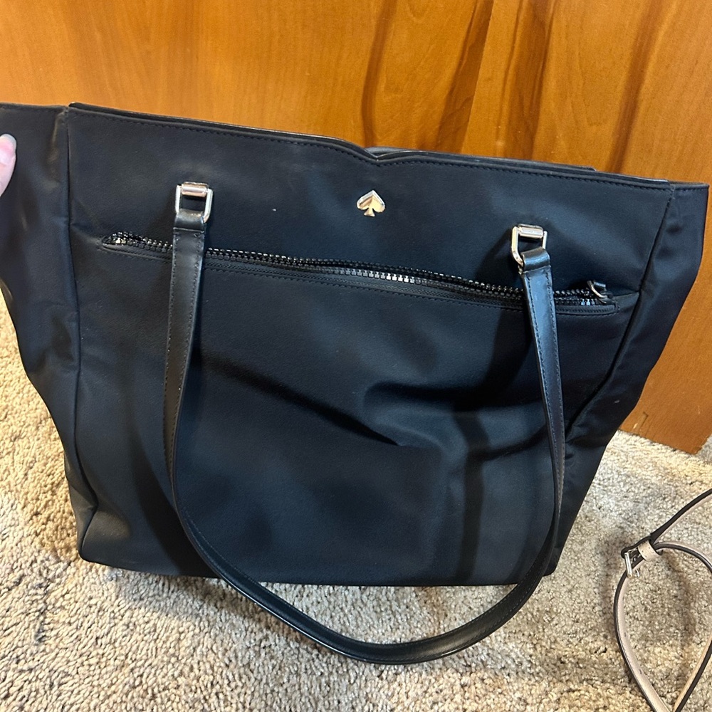Kate Spade Black Tote Bag with Sleek Design and Durable Straps